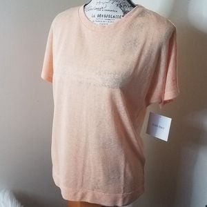 Ellen Tracy Essentials Peach Top XS